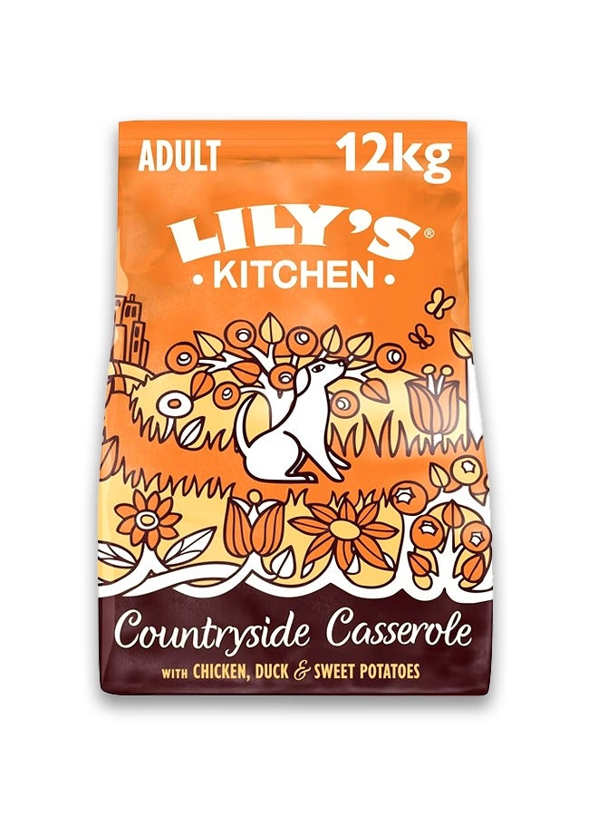 Lily's Kitchen Countryside Casserole with Chicken, Duck And Sweet Potatoes Adult Dog - 12KG - Image 1